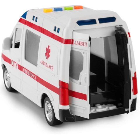 Mașină ambulanță cu fricțiune și deschidere ușă [2]