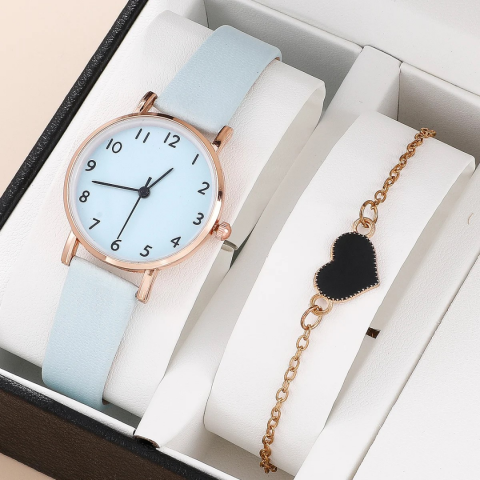 Ceas damă cu brățară inimă [3]