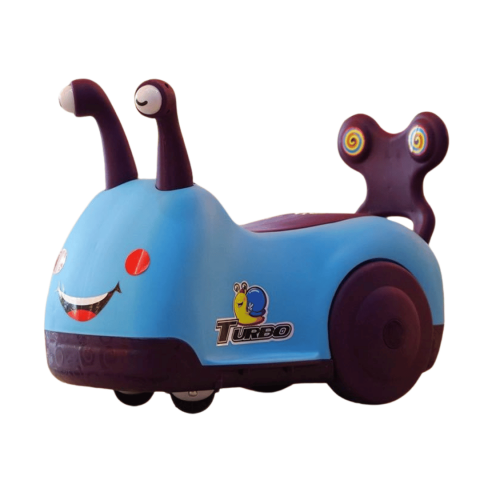 La Plimbare - Premergător melc cu lumini și sunete, albastru