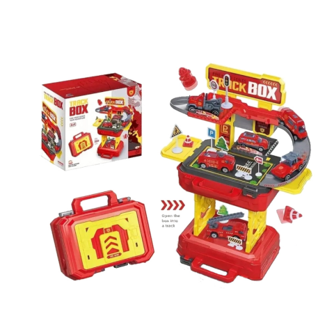 Parcare și stație cu 2 nivele departament pompieri, cu 4 mașini incluse și cutie depozitare [3]