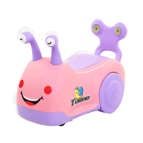 La Plimbare - Premergător melc cu lumini și sunete, roz