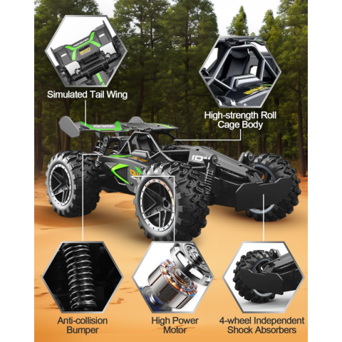 Mașină Offroad 4x4 cu Telecomandă și conexiune 2.4G [2]