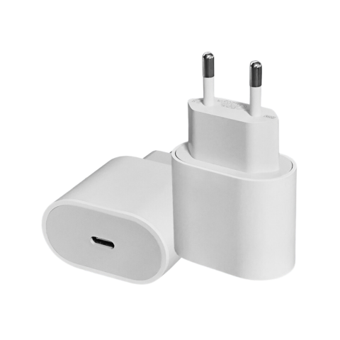 Electronice și IT - Adaptor încărcător USB-C compact cu încărcare rapidă 20W, alb