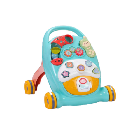 Jucării educative - Antepremergător 2 în 1 pentru copii, Turcoaz