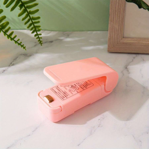 Aparat portabil de etanșare pungi, Roz [4]