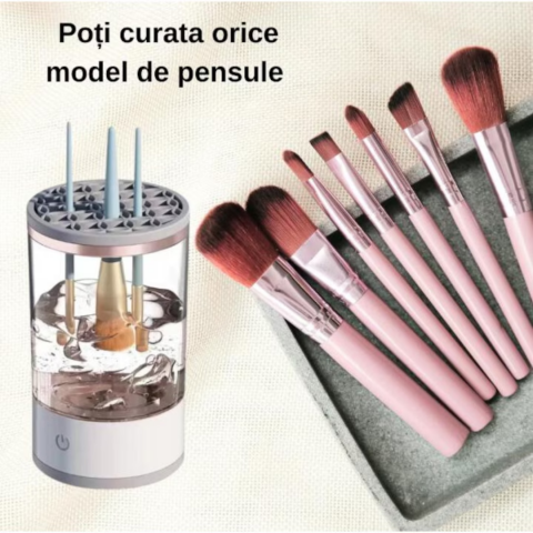 Aparat portabil pentru curățarea pensulelor de machiaj, 7000 RPM [3]