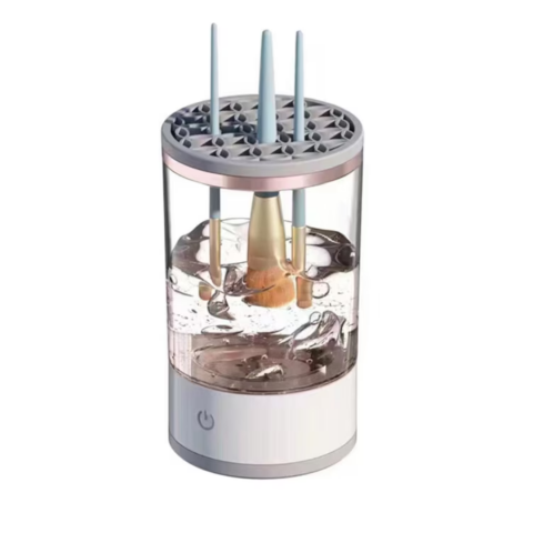 Îngrijire personală - Aparat portabil pentru curățarea pensulelor de machiaj, 7000 RPM