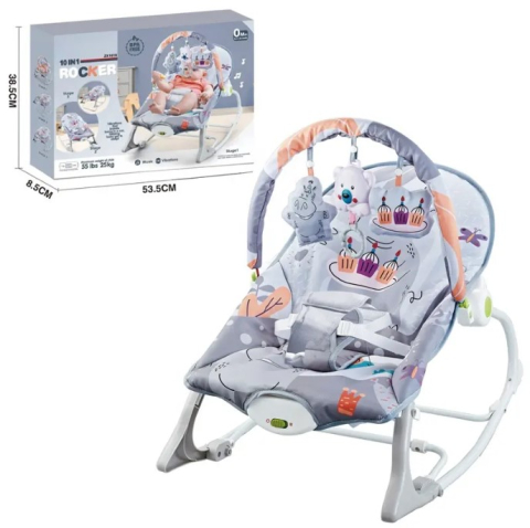 Balansoar si scaun 10 in 1 pentru bebelusi si copii, varsta 0luni +, cu vibratii calmante, greutate maxima admisa 25 kg [3]