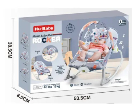 Camera copilului - Balansoar si scaun 10 in 1 pentru bebelusi si copii, varsta 0luni +, cu vibratii calmante, greutate maxima admisa 25 kg