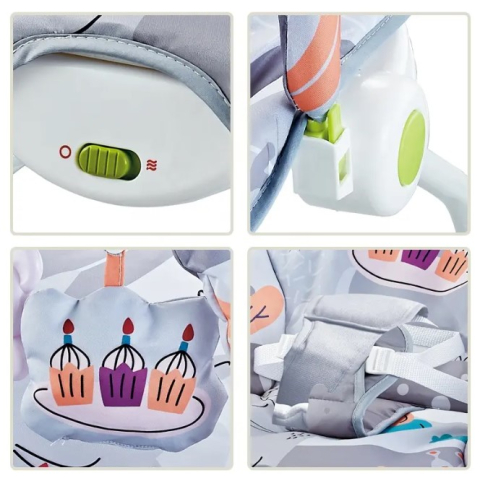 Balansoar si scaun 10 in 1 pentru bebelusi si copii, varsta 0luni +, cu vibratii calmante, greutate maxima admisa 25 kg [1]