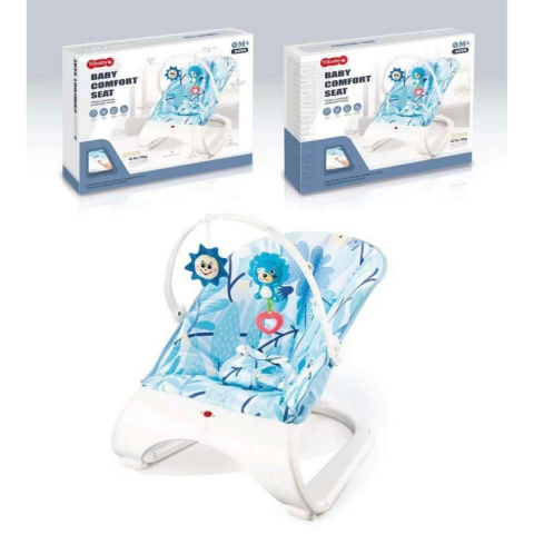Balansoar și scaun 3 în 1 pentru bebeluși și copii, Bleu [3]