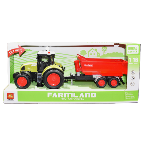Tractor cu remorcă pentru transport cereale, scară 1:16 [3]
