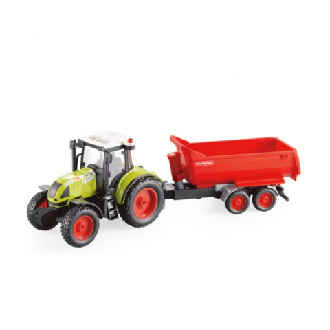 Copii și Bebe - Tractor cu remorcă pentru transport cereale, scară 1:16