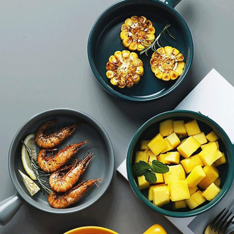 Bol termorezistent din ceramică, Albastru [4]