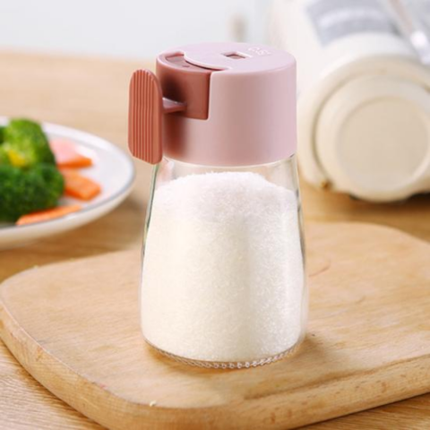 Borcan pentru condimente cu recipient, Roz [1]