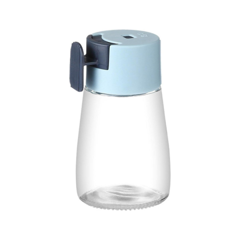 Depozitare și Organizare - Borcan pentru condimente cu recipient, Bleu