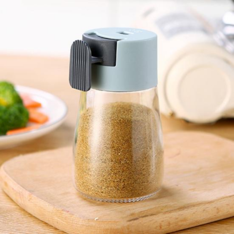 Borcan pentru condimente cu recipient, Bleu [2]