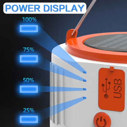 Lampă solară portabilă 3 în 1 pentru camping [7]