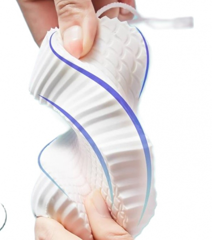 Burete de baie exfoliant, Alb [1]