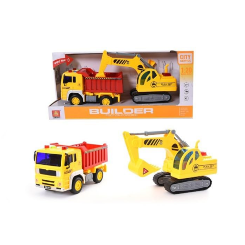 Camion cu excavator, sunete și lumini [4]