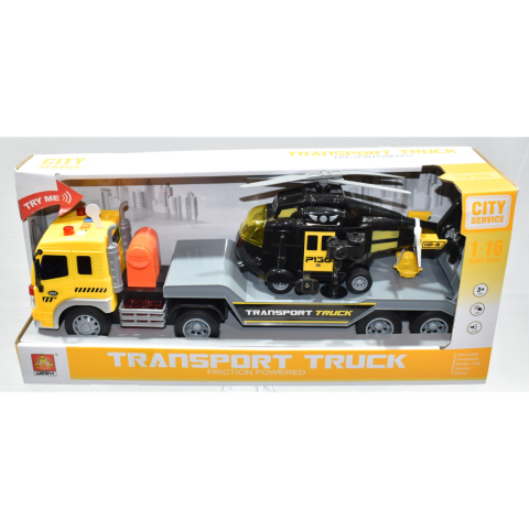 Camion cu platformă și elicopter [6]