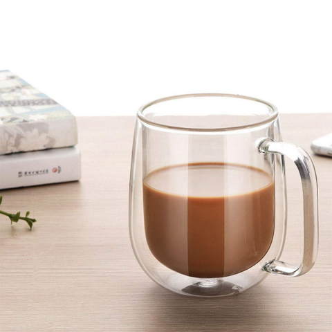 Cana din sticlă borosilicată cu pereți dubli [3]