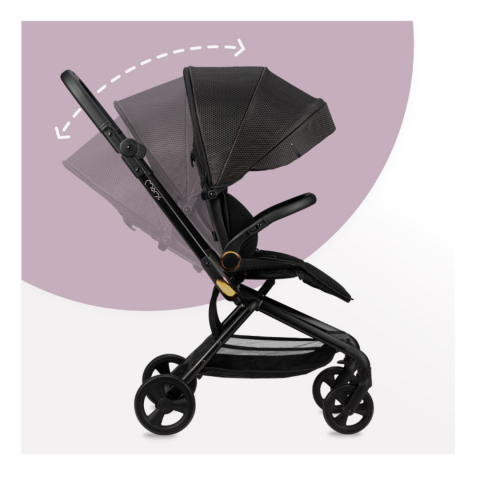 Cărucior sport reversibil,  Negru [10]