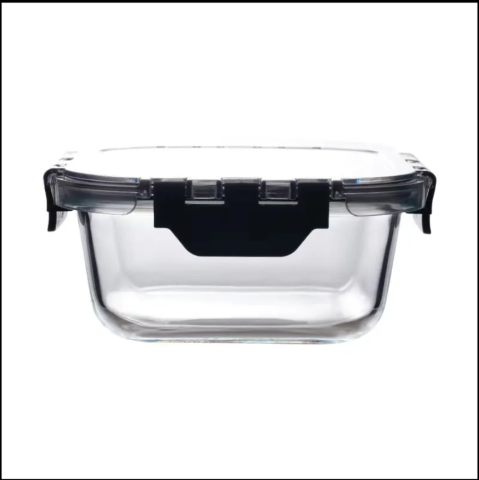 Caserola alimentara din sticla, capac etans, 1040ml [2]