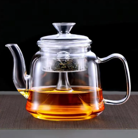 Ceainic termorezistent din sticlă cu filtru, 1300 ml [5]