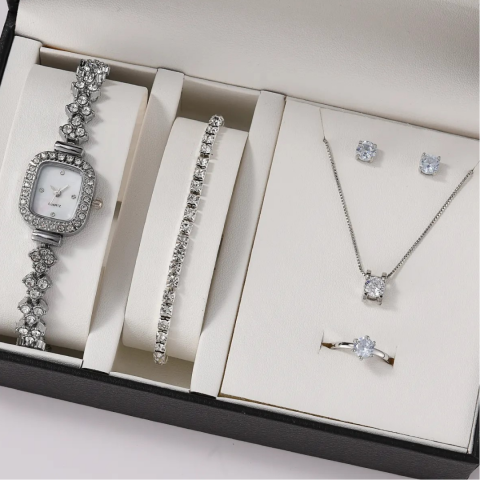 Ceas damă cu set bijuterii argintii [3]