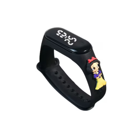 Copii - Ceas pentru Copii, model Alba ca Zăpada, Negru