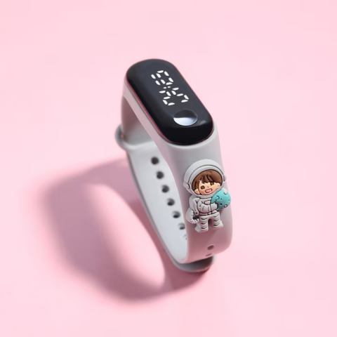 Ceas pentru Copii, model Cosmonaut, Gri [1]