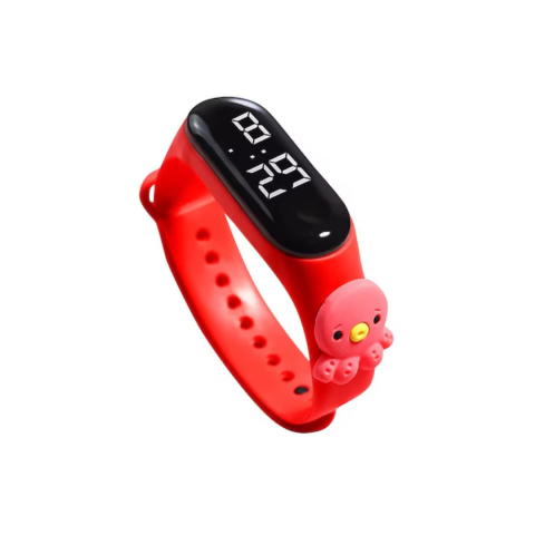 Copii - Ceas pentru Copii, model Caracatita, Roșu