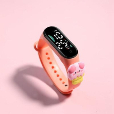 Ceas pentru Copii, model Purceluș, Roz [1]