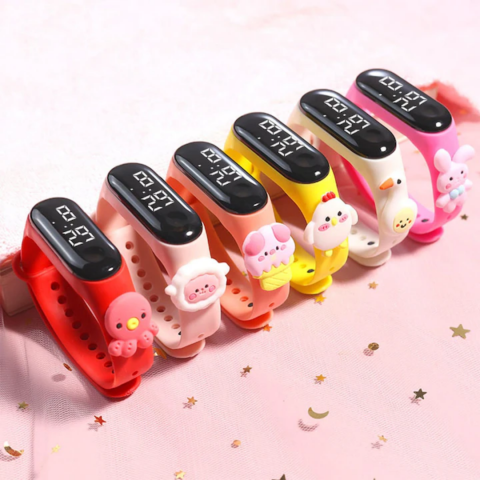 Ceas pentru Copii, model Purceluș, Roz [3]