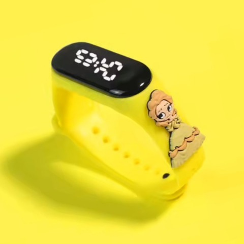 Ceas pentru Copii, model Prințesă, Galben [1]