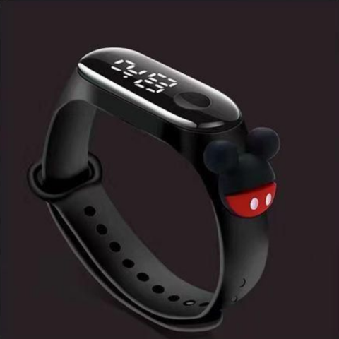 Ceas pentru Copii, model Mickey Mouse, Negru [1]