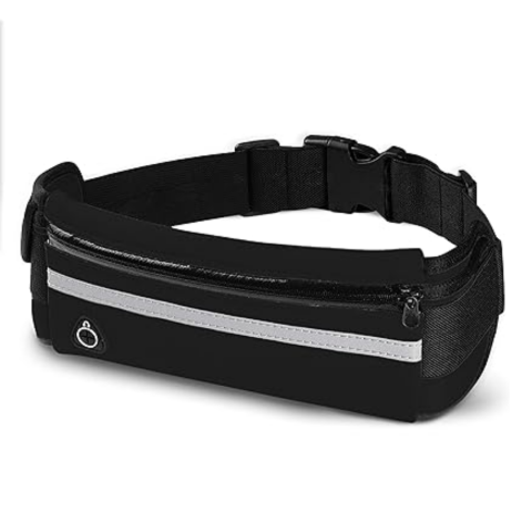 Centură alergare tip borsetă, negru [7]