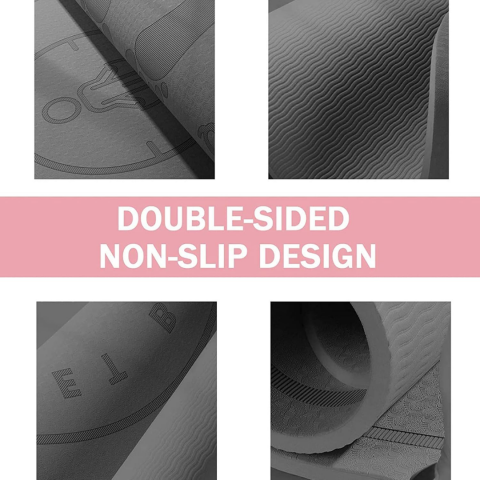 Saltea antrenament fitness/yoga, gri [3]