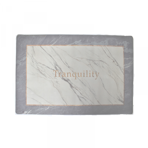 Baie - Covoraș antiderapant absorbant pentru baie/bucătărie, model Marmorat