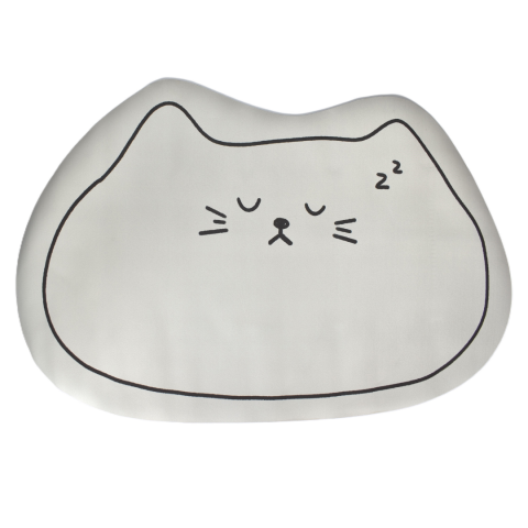 Baie - Covoraș antiderapant absorbant pentru baie/bucătărie, model Pisicuță