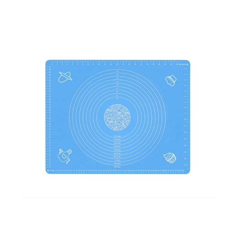 Gătit - Covoraș pentru frământat din silicon, Bleu