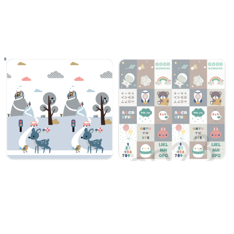 Camera copilului - Covoraș pliabil pentru joacă, spumă XPE antișoc, reversibil