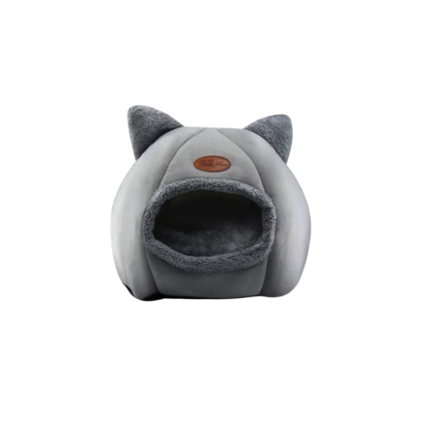 Pet Shop - Culcuș pentru pisică sau câine de talie mică, material catifelat, rezistent la apă, 33 x 33 x 30 cm