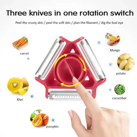 Curățător 3 în 1 multifuncțional, Roșu [6]