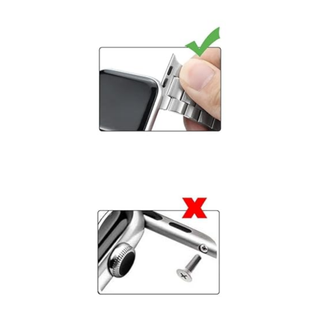 Curea din oțel inoxidabil compatibil cu Apple Watch 38/40/41mm [2]