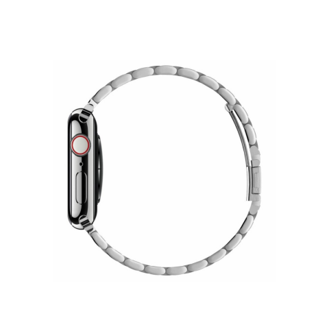 Curea din oțel inoxidabil compatibil cu Apple Watch 42/44/45/49mm [4]