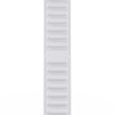Curea magnetică din piele compatibila cu Apple Watch 38/40/41 mm, reglabila, Alb [2]