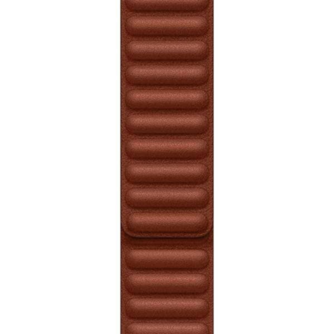 Curea magnetică din piele compatibila cu Apple Watch 42/44/45/49mm, reglabila, Maro [2]