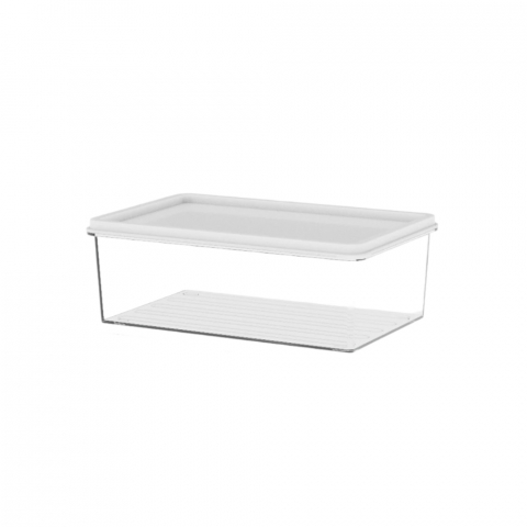 Cutii Alimente - Cutie de depozitare cu capac, 1200ml